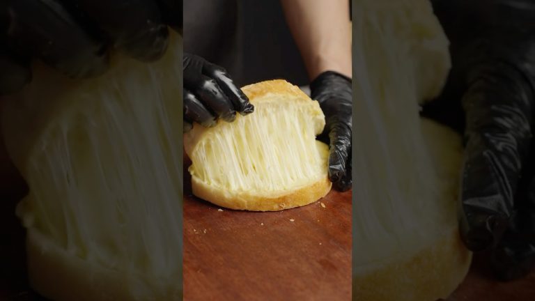 The cheesiest sandwich ever. Just look at that cheese pull… like, is itlegal to look this good?! .