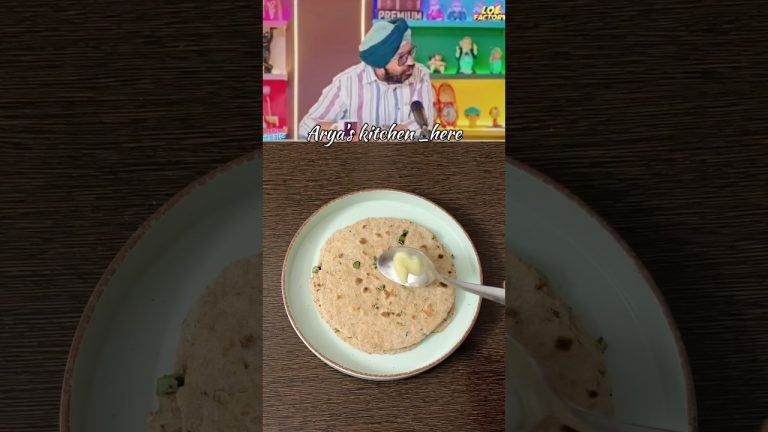 Unique Adrak & Mirch Paratha By chef Harpal Singh 😍😍 #ytstudioes #shorts #viralshort