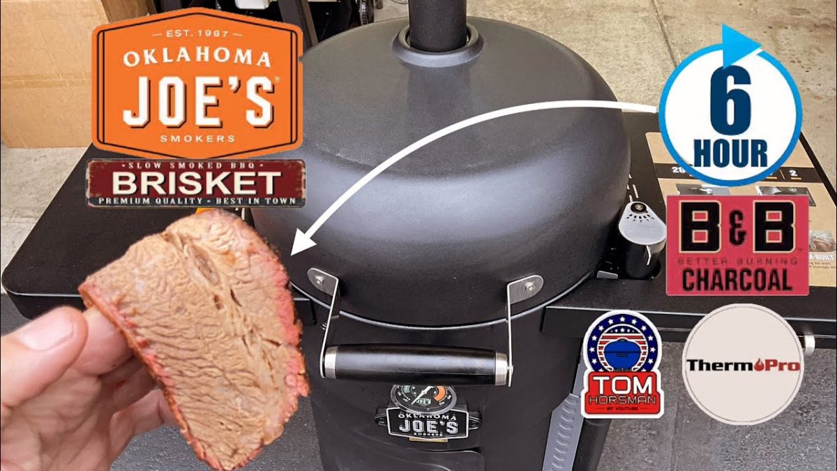 Oklahoma Joe’s All New Bronco Charcoal Drum Smoker! / 6-Hour Brisket!