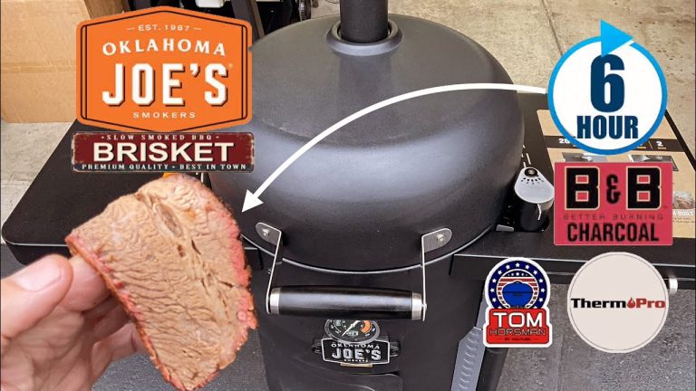Oklahoma Joe’s All New Bronco Charcoal Drum Smoker! / 6-Hour Brisket!