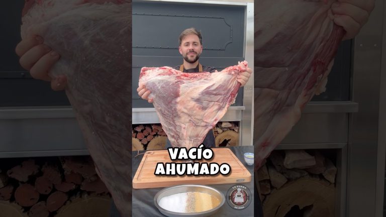 VACÍO AHUMADO 💨 #asado #bbq #smoker