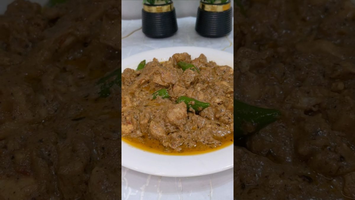Chicken Malai Handi | Creamy Desi Style Recipe #shorts #trendingshorts #desirecipe