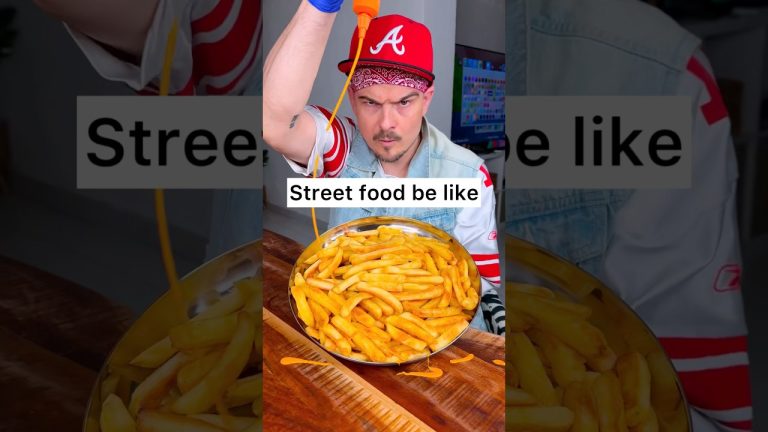 Your FRIES with STEAK and FRIED EGG, sir😎❤️🍟| Street food be like | CHEFKOUDY