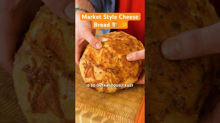 How to make No-Knead Cheese Bread!