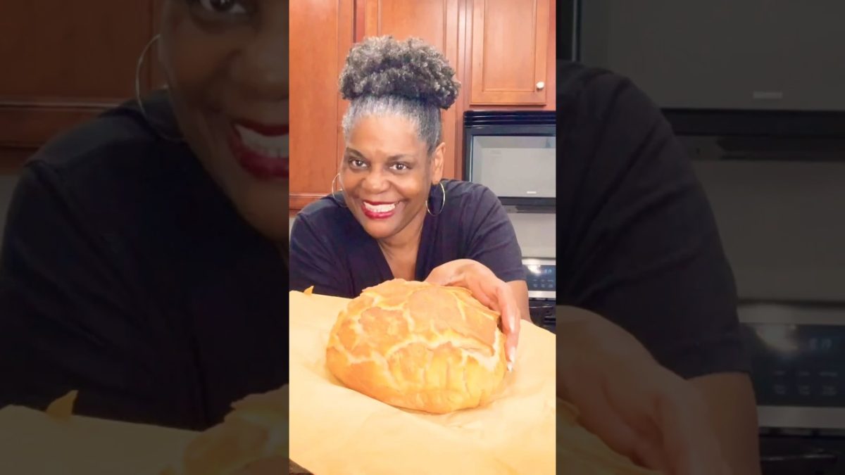 2 Ingredient Sourdough Bread! 🥖