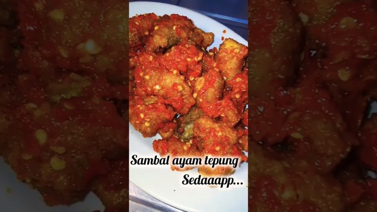 Sambal ayam goreng tepung #trending #cooking #recipe