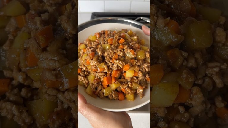 Simpleng Pork Giniling with Oyster Sauce