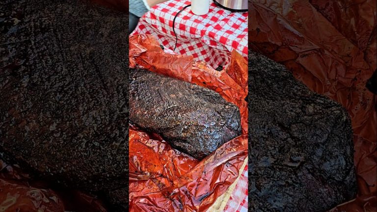 I smoked 2 briskets for the tailgate #bbq #cooking @TraegerGrills