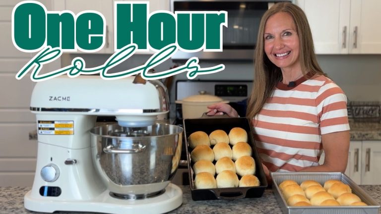 1-Hour Yeast Rolls Recipe | Soft, Fluffy One Hour Dinner Rolls – Easy & Homemade – Zacme Stand Mixer