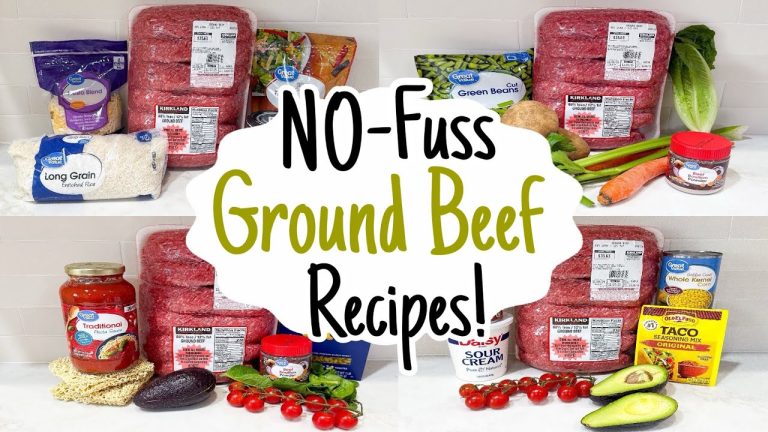 11 NO-Fuss Ground Beef Recipes | EASIEST Dinner Ideas for Quick Dinners | Julia Pacheco