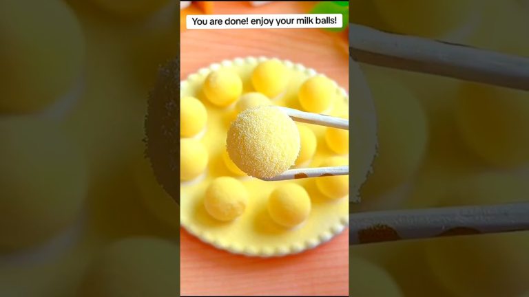 💥 Instant Milk Balls Recipe – 5 Minute Dessert! #milk #dessert