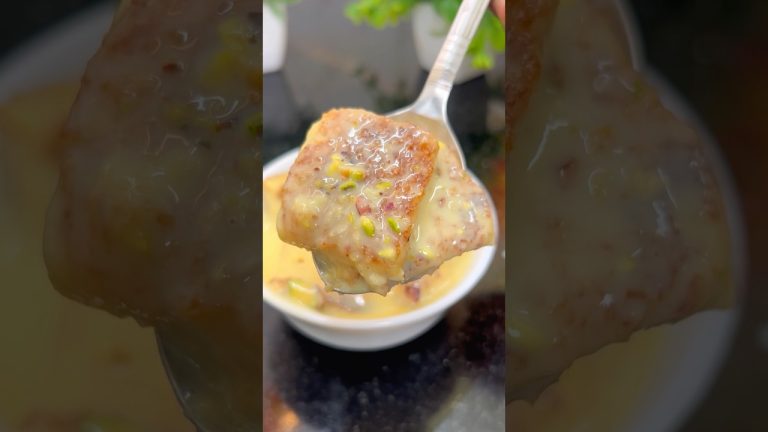 💢💥Quick and simple toasted Custard bread pudding 🤩😋 | Yummy and delicious 🤤 #reels #shorts