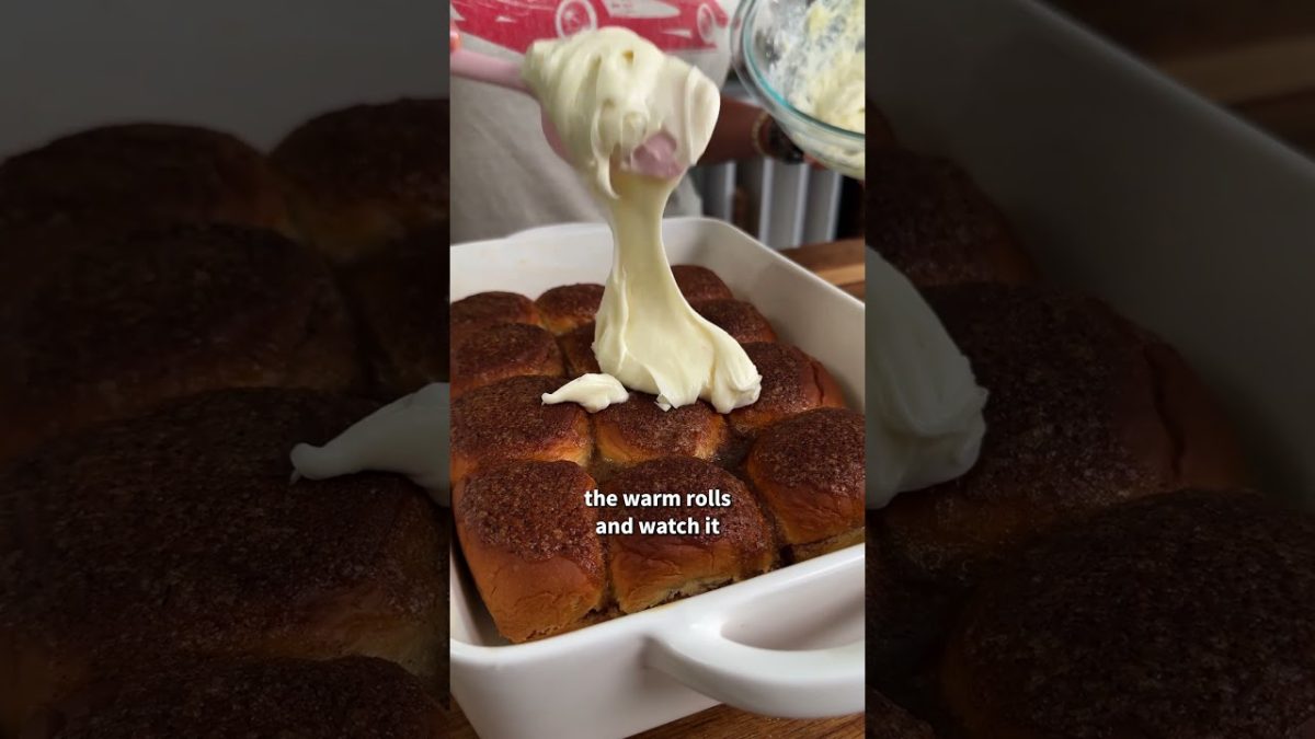 Making Cinnamon Rolls with Hawaiian Rolls