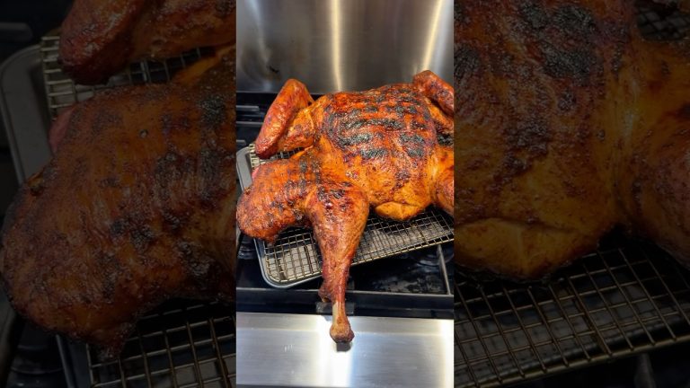 🔥🦃 💦  Whole Grilled Turkey