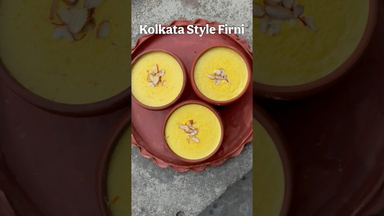 Kolkata Style Firni 😋😍 #bengalifood #food #firnirecipe #sweet #dessert