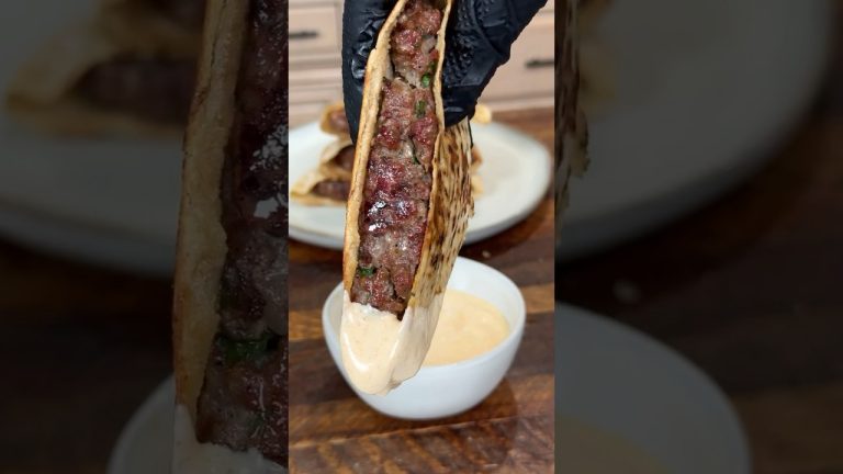 🔥Beef Arayes with Chipotle Lime Sauce 🌶️ | Bear Mountain's BBQ Tailgating Pellets 🏈