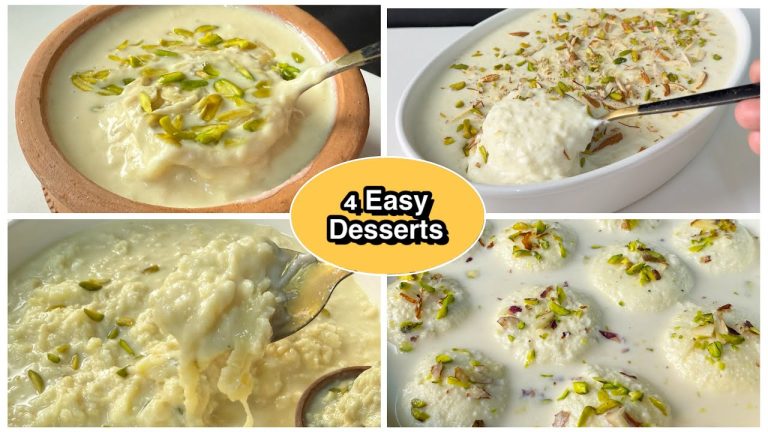 4 Easy Dessert Recipes That any one can make in Minutes 😍