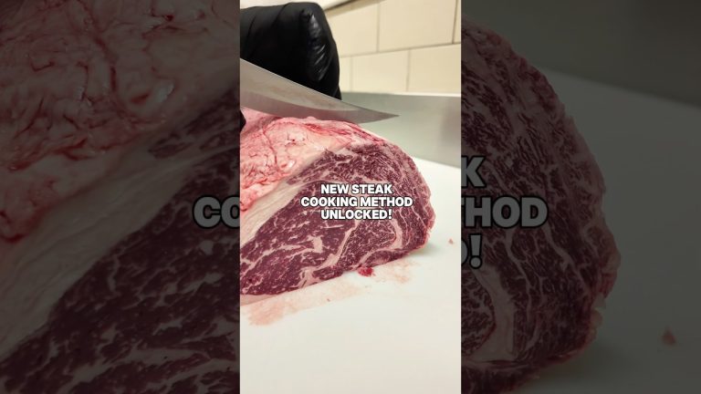 Tallow Fried Smoked Wagyu Ribeye 🥩 #steak