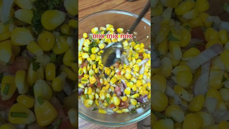 Sweet Corn Chaat Recipe #recipe #trending #food #corn @KrishanaKitchenRecipe