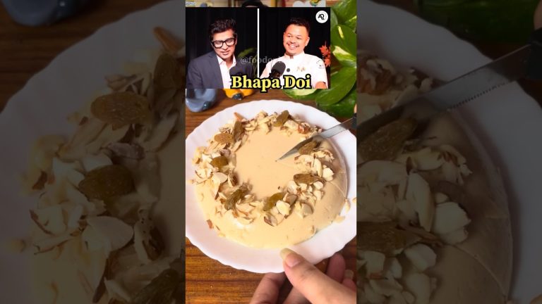 Only three Ingredients Bhapa doi dessert recipe inspired with Chef Ravi michael #bhapadoi #bengali