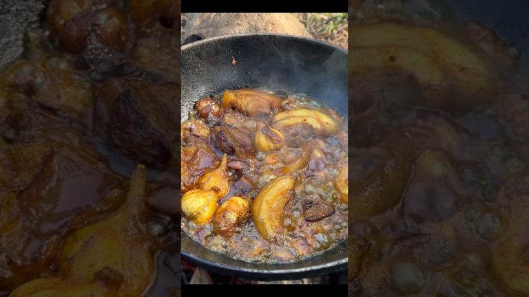 Pork cooking and eating || Aahar #shorts