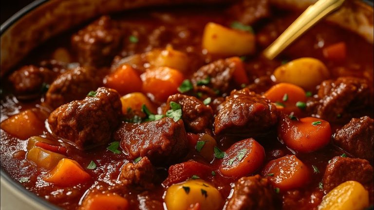 Hearty Beef Stew with Potatoes and Carrots | Comfort Food Recipe!