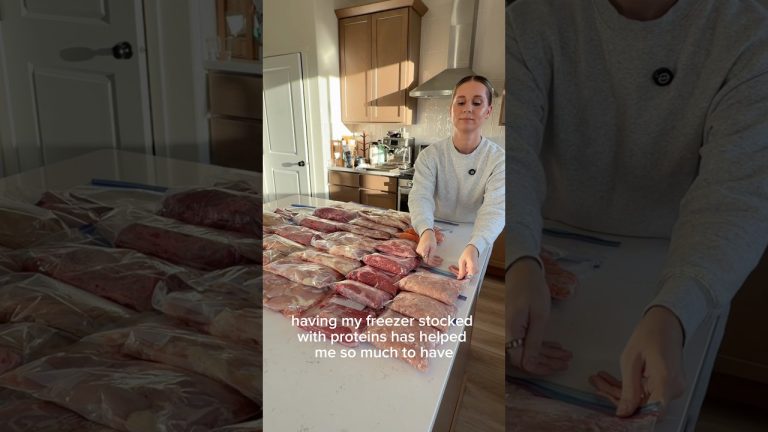 Monthly Meat Meal Prep For Family Of 5 #meatprep #mealprep