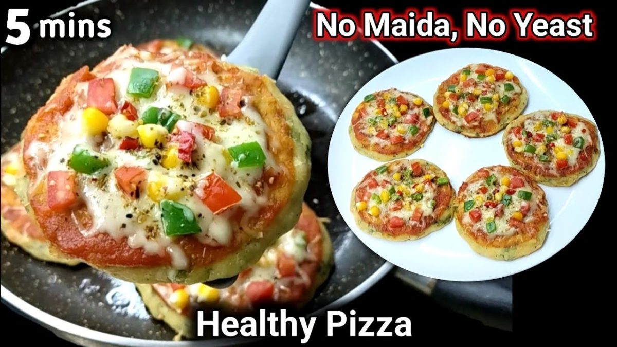 5 Minutes Healthy Pizza Recipe | Tiffin Recipes | Healthy Kids Lunch Box Ideas | Pizza Recipe