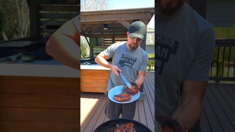 How to make the best grilled pork chops #shorts