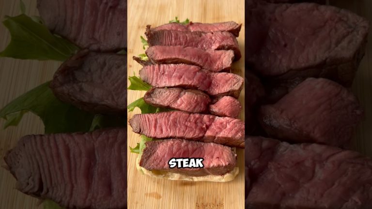 Ciabatta Steak Sandwich With Crispy Fries 🤤🔥