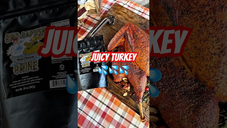 How to smoke the juiciest turkey ever! #meatchurch #bbq #turkey #spatchcock