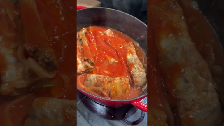 Braised Pork Ribs 😋🥩 comfort food favorite!