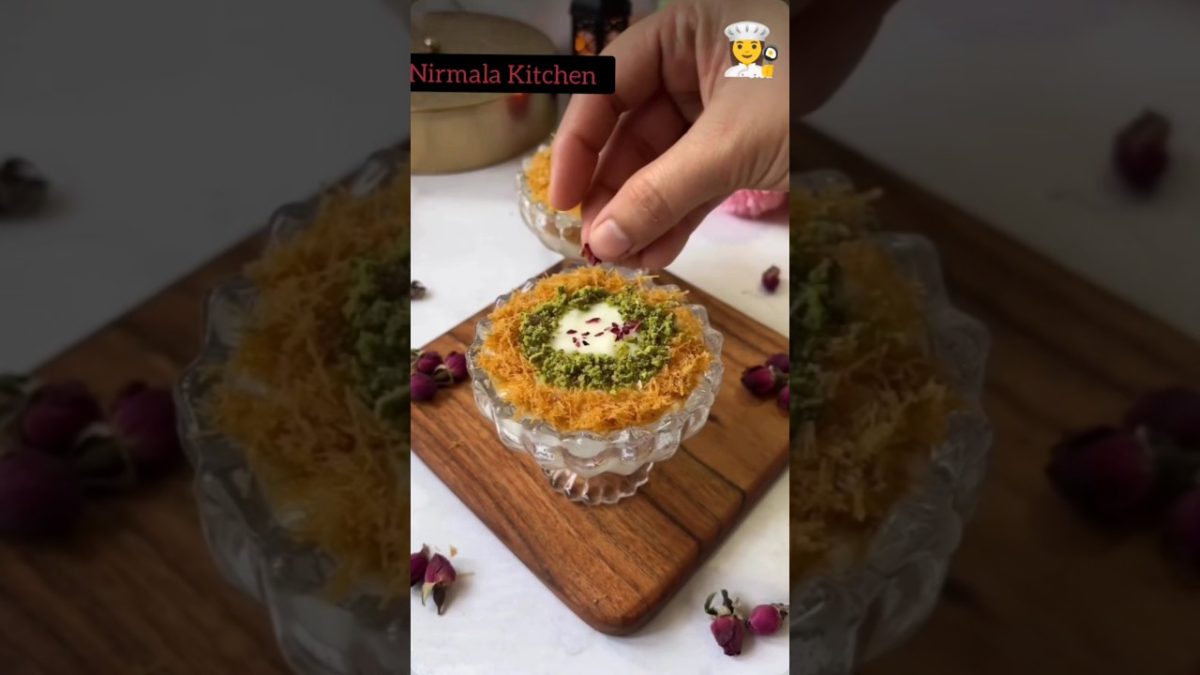 “Kunafa Cup & Delicious Desserts Recipe || #turkishkunafa #trending #kunafa #cheesepull