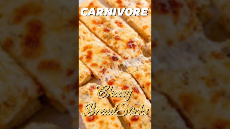 Carnivore Cheesy Bread Recipe | Zero-Carb Ready in 20 Minutes! #Carnivore #BreadSticks #Ketovore