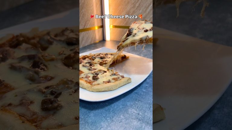 🍕🥩 এত চিজি Beef Cheese Pizza দেখে ক্ষুধা বাড়ছে তো? 🍕🤤 | Recipe Upload Soon!