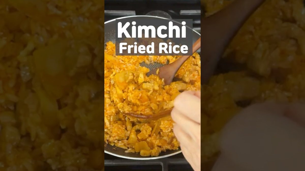 This Is How Koreans Really Make Kimchi Fried Rice at Home😋🔥#shorts