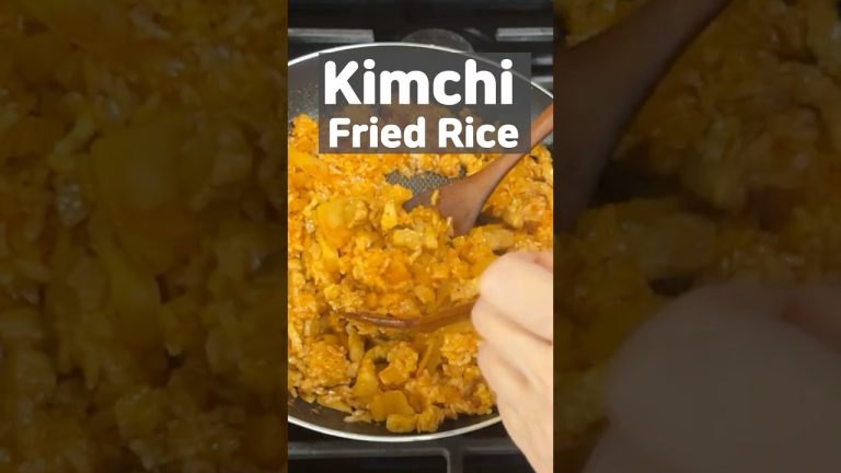 This Is How Koreans Really Make Kimchi Fried Rice at Home😋🔥#shorts