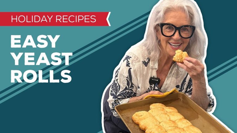 Holiday Cooking & Baking Recipes: Easy Yeast Rolls Recipe | Easy Bread Recipe for Thanksgiving