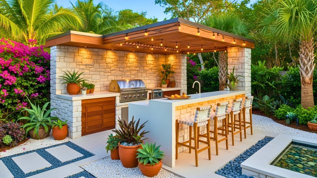Outdoor BBQ Kitchen Ideas: 100+ Small to Luxe Backyard Grill Stations for Modern to Rustic Styles