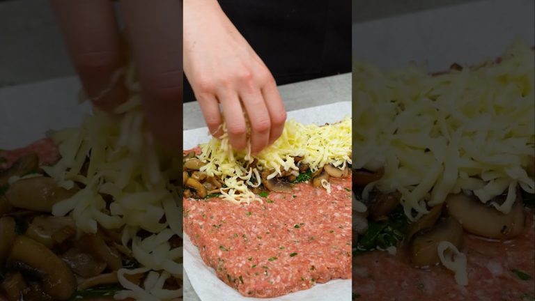 ¡Este rollo de carne picada será la envidia de cualquier chef!