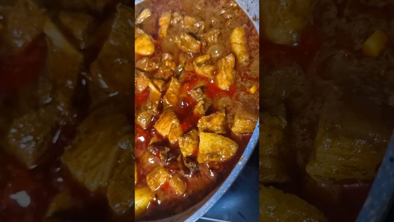 pork curry😋spicy Recipe | Full Tasty
