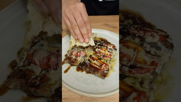 لحمة بالصينية بالبطاطا بالفرن خلال 15 دقيقة بس|Baked Minced Meat with Potatoes | طعم جناااان 😍🔥