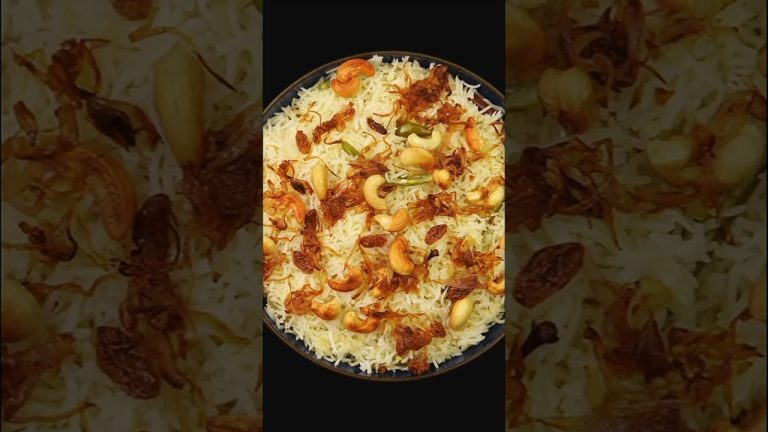 Ghee Rice Recipe | Nei Choru | Guest Lunch Recipe | Quick & Easy Lunch Recipe | Rice Recipes Indian