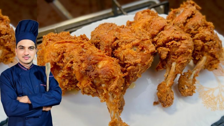 10 minutes Chicken Broast Recipe|Crispy Fried Chicken Recipe|Chef M Afzal|