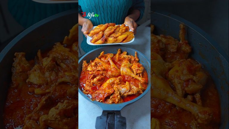 Easy Chicken Stew | Plantain Beans | Dinner Recipe @Slifetv625 #chickenstew #shorts