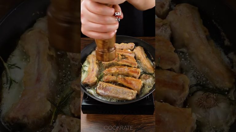 ¡Nadie había hecho algo así antes! ¡Las costillas de cerdo se deshacen en la boca!