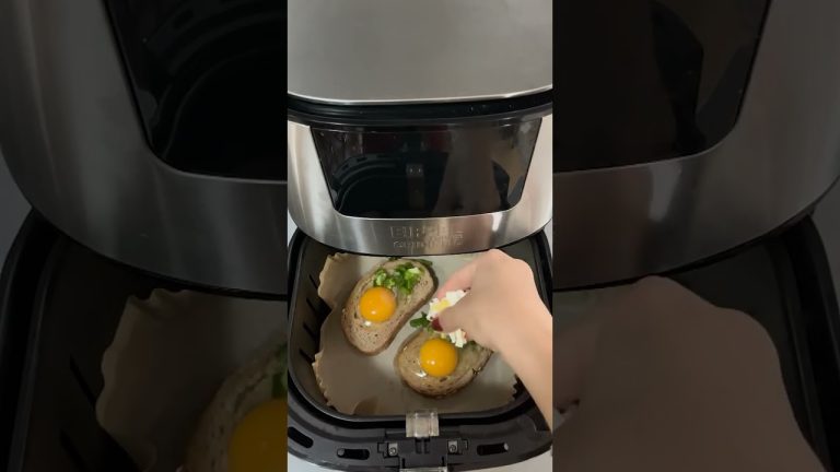 healthy egg breakfast with air fryer #breakfast #airfryer #food #shorts