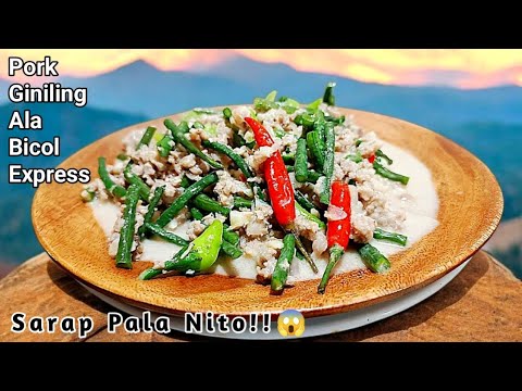 ‼️ Pork Giniling Ala Bicol express! 💯 Siguradong Mapaparami ang Kain mo!