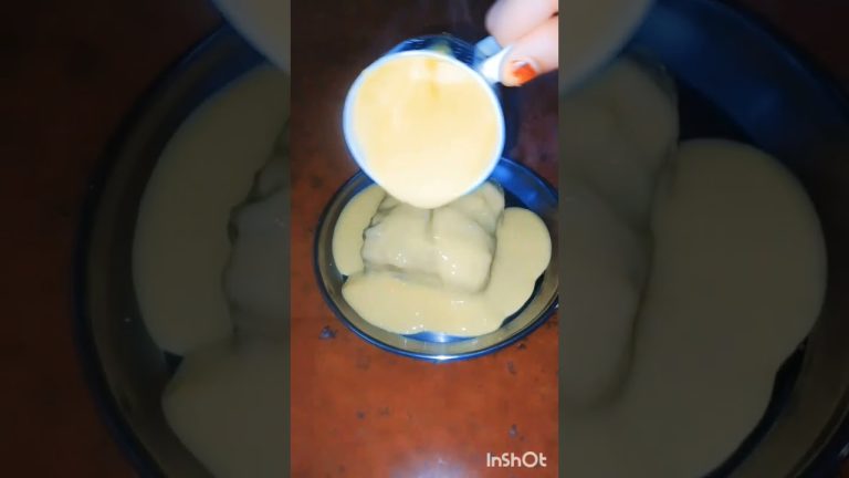 Trending Bread Banana Custard Recipe #custard #recipe #trending #shorts