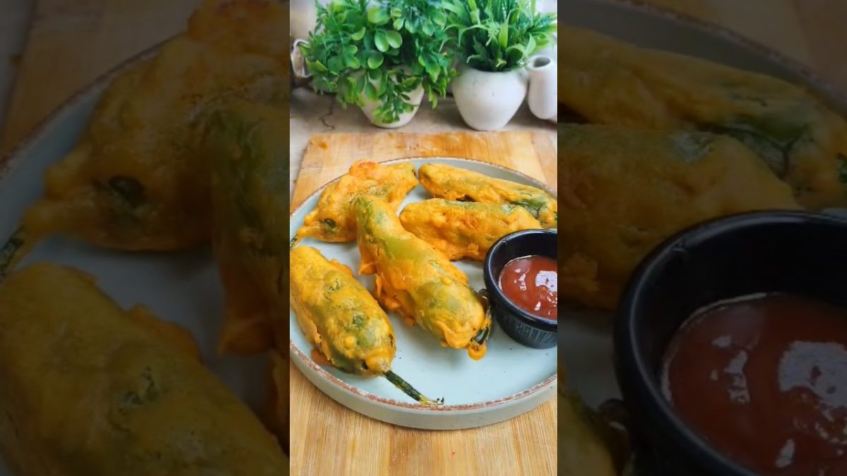 Mirchi pakoda recipe #food #recipe #cooking